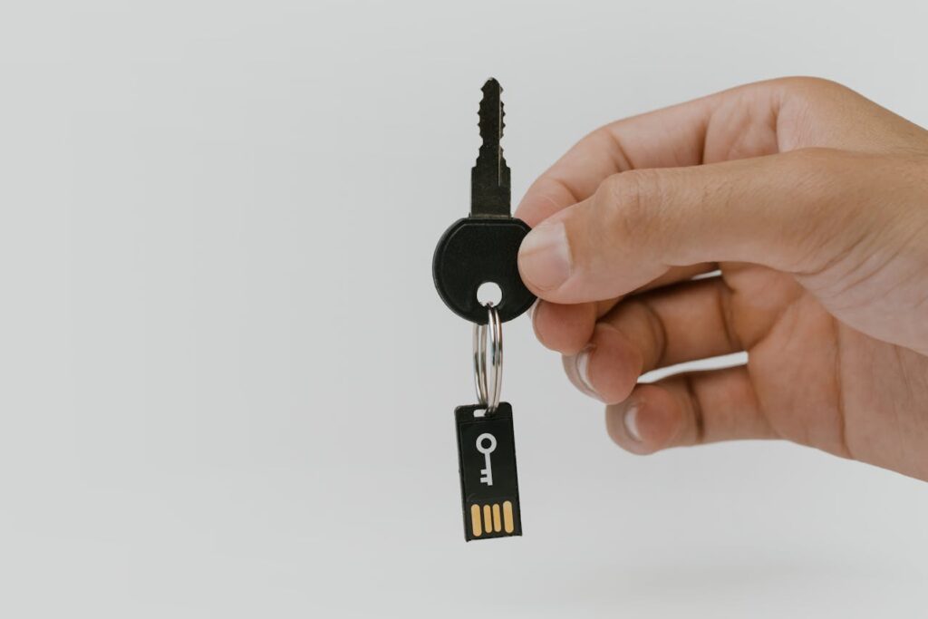 image of a hand holding a key with a chip heading an article by EM Law about data protection - DPA