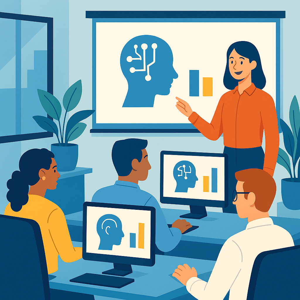 AI learning session image