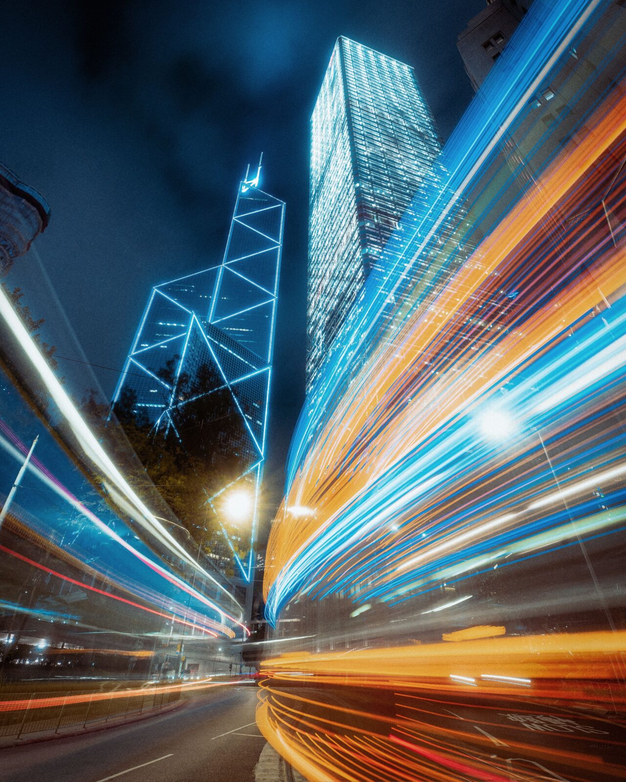 modern office buildings at night in EM Law blog about what is an SPA
